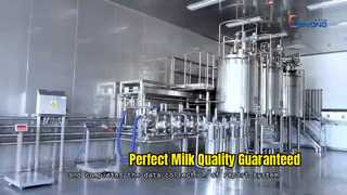 Guarda: Vetrina della macchina per il degasaggio dei prodotti lattiero-caseari con evaporazione istantanea del latte