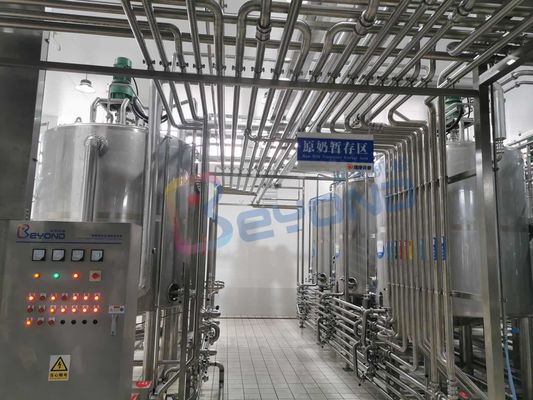 Pasteurized Milk Stirring 5000LPH Yogurt Processing Line