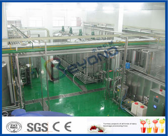 Sanitary Safety Fruit Juice Processing Juice Factory Machinery With Full Auto CIP Cleaning