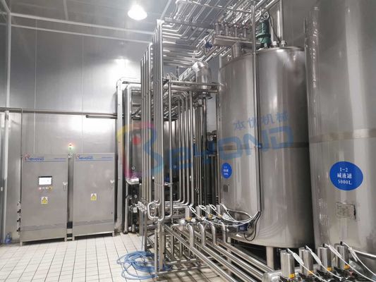 Pasteurized Milk Stirring 5000LPH Yogurt Processing Line